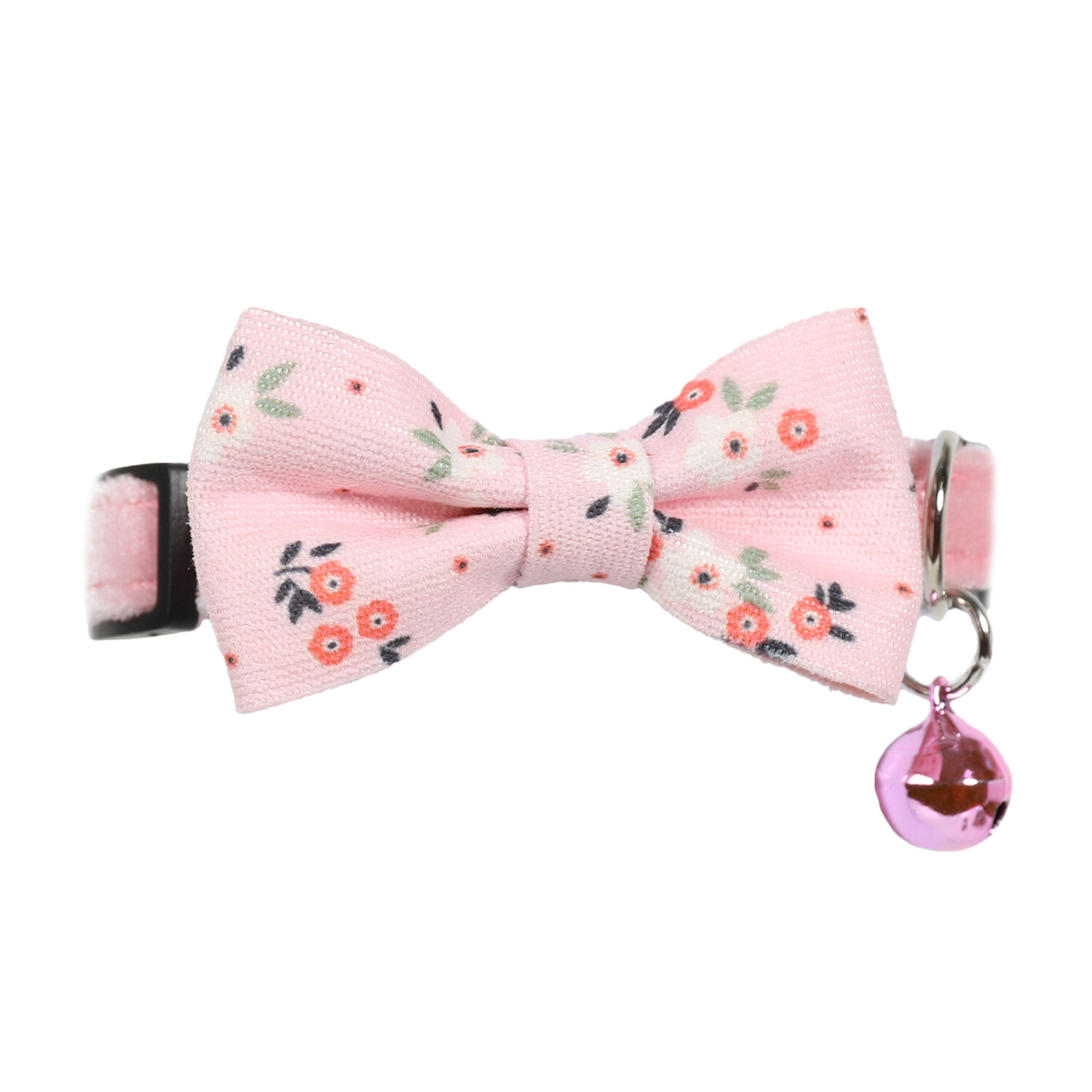 Bowtie Cat Collar - Floral Velvet Image 1
