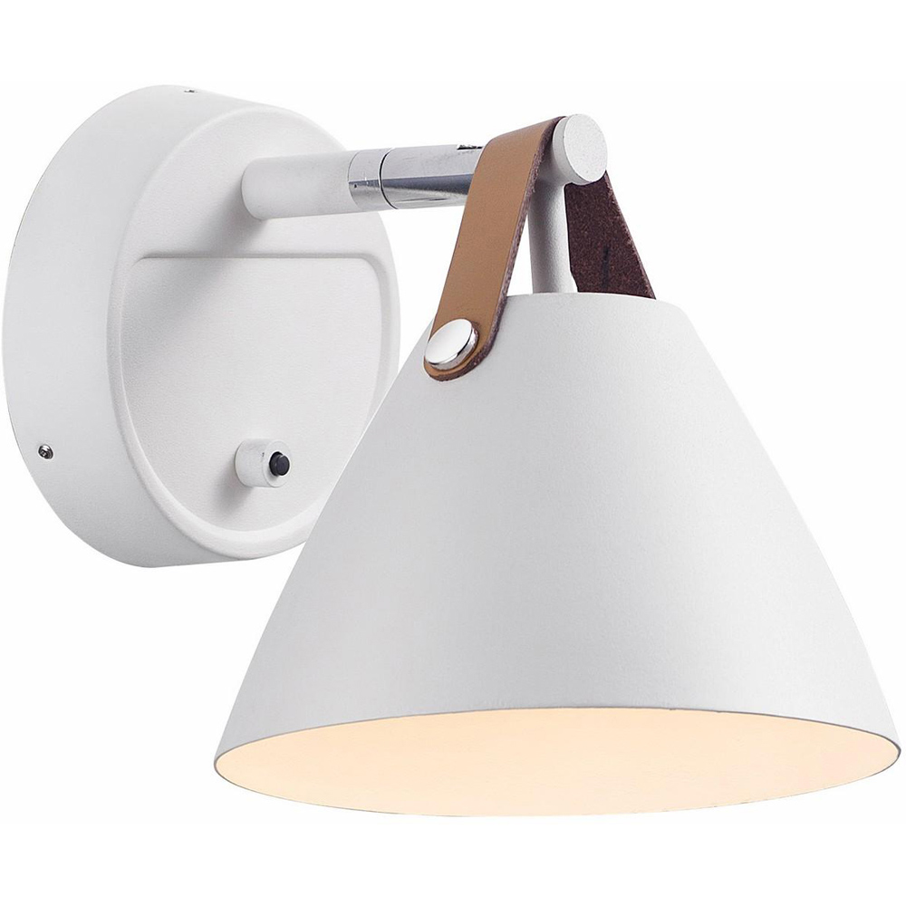 Nordlux Strap 15 White Wall Light Image 1