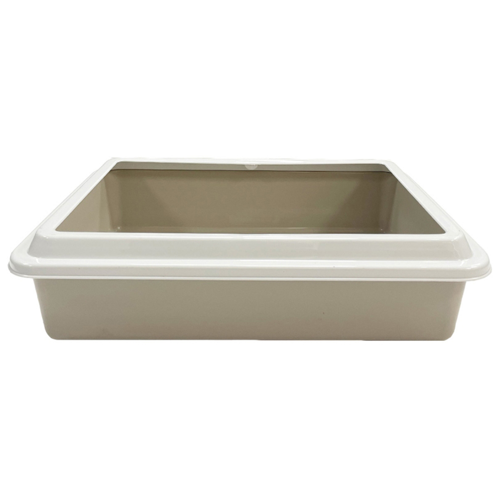 Happy Pet Large Mocha Cat Litter Tray 50 x 40 x 14.5cm Wilko