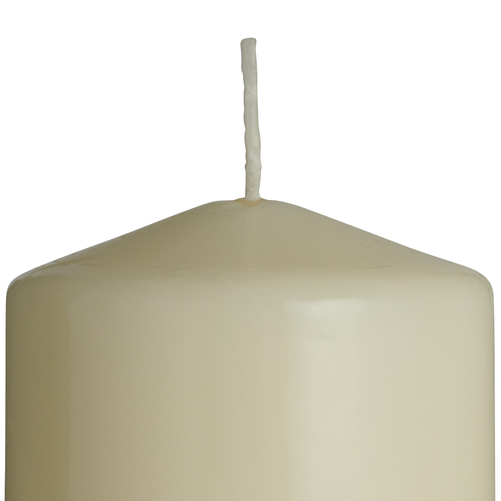 Wilko Ivory Church Candle 7 x 13cm Image 2