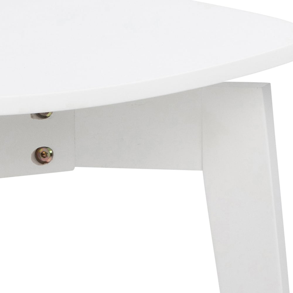 Florence Roxby 2 Extending Seater Square Dining Table White Image 5