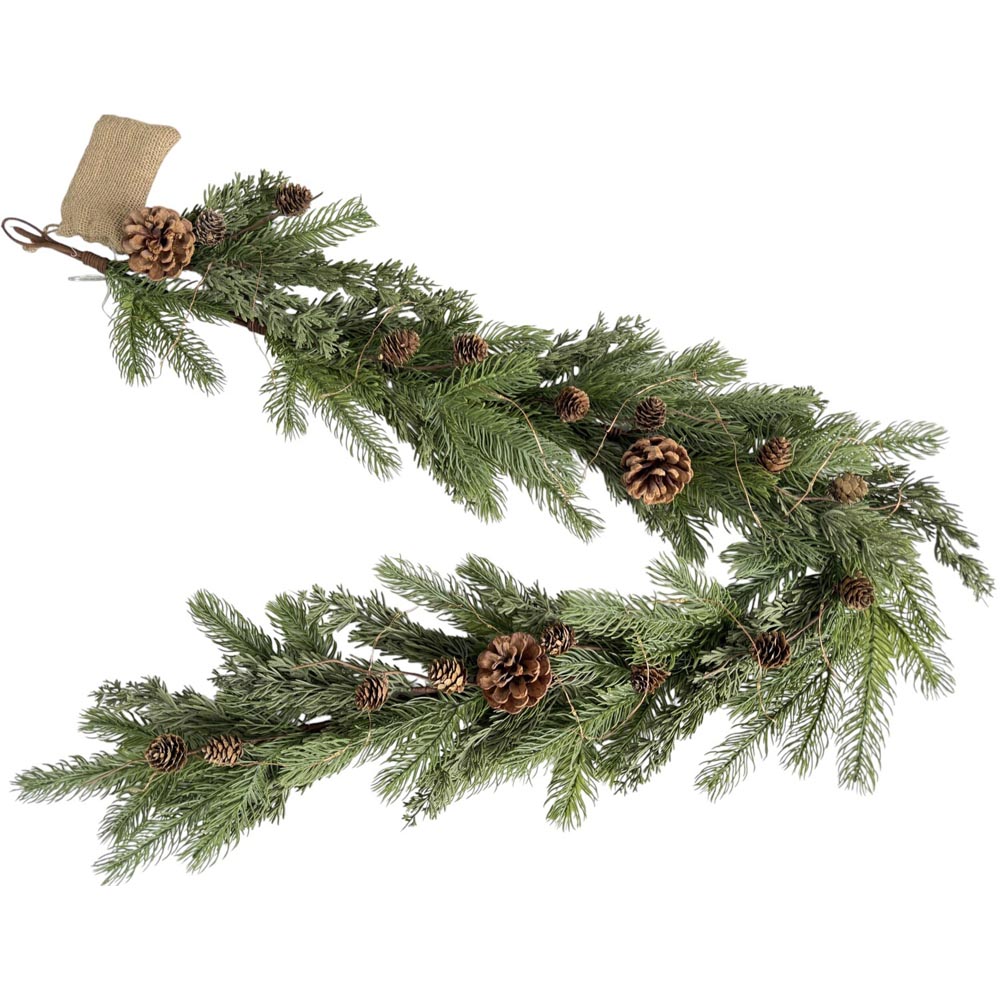Traditional Pinecone GarlandGreen Image 1