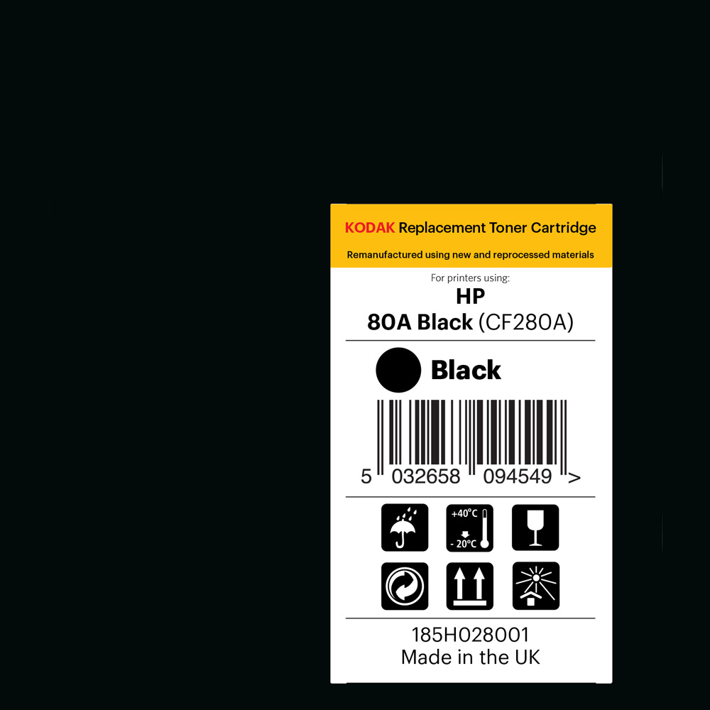 Kodak HP CF280A Black Replacement Laser Cartridge Image 2