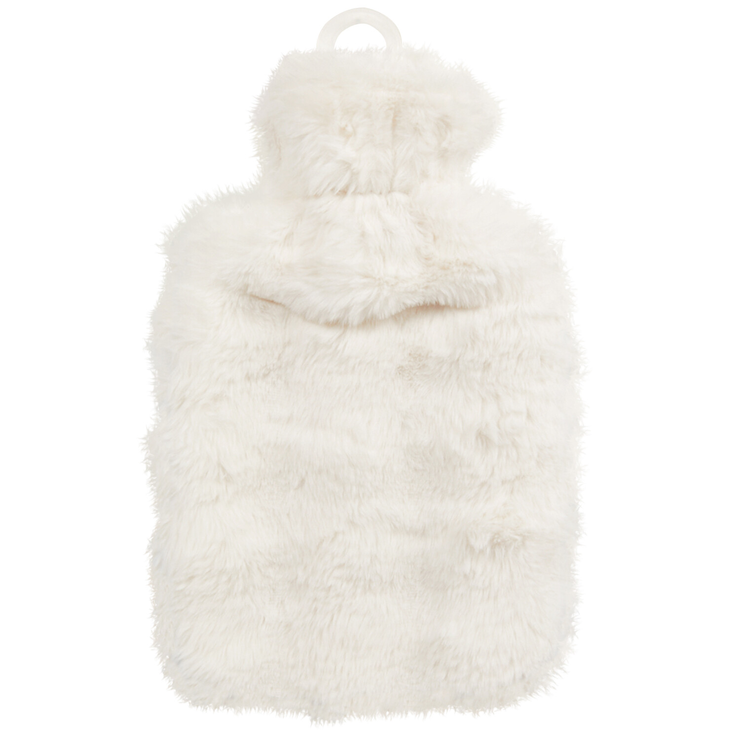 Rippled Fur Hot Water Bottle - Pink, White, or Grey Image 4