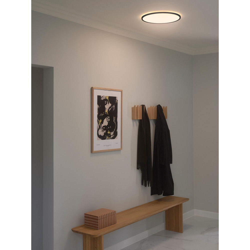 Nordlux Oja 42 2700K 3-Step Black LED Ceiling Light Image 2