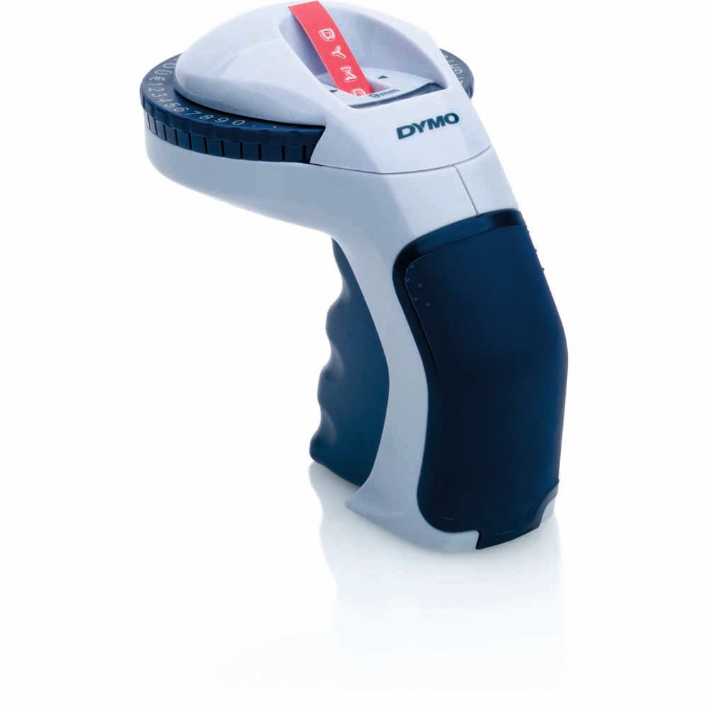 Dymo Omega Embosser Blue/Grey Wilko