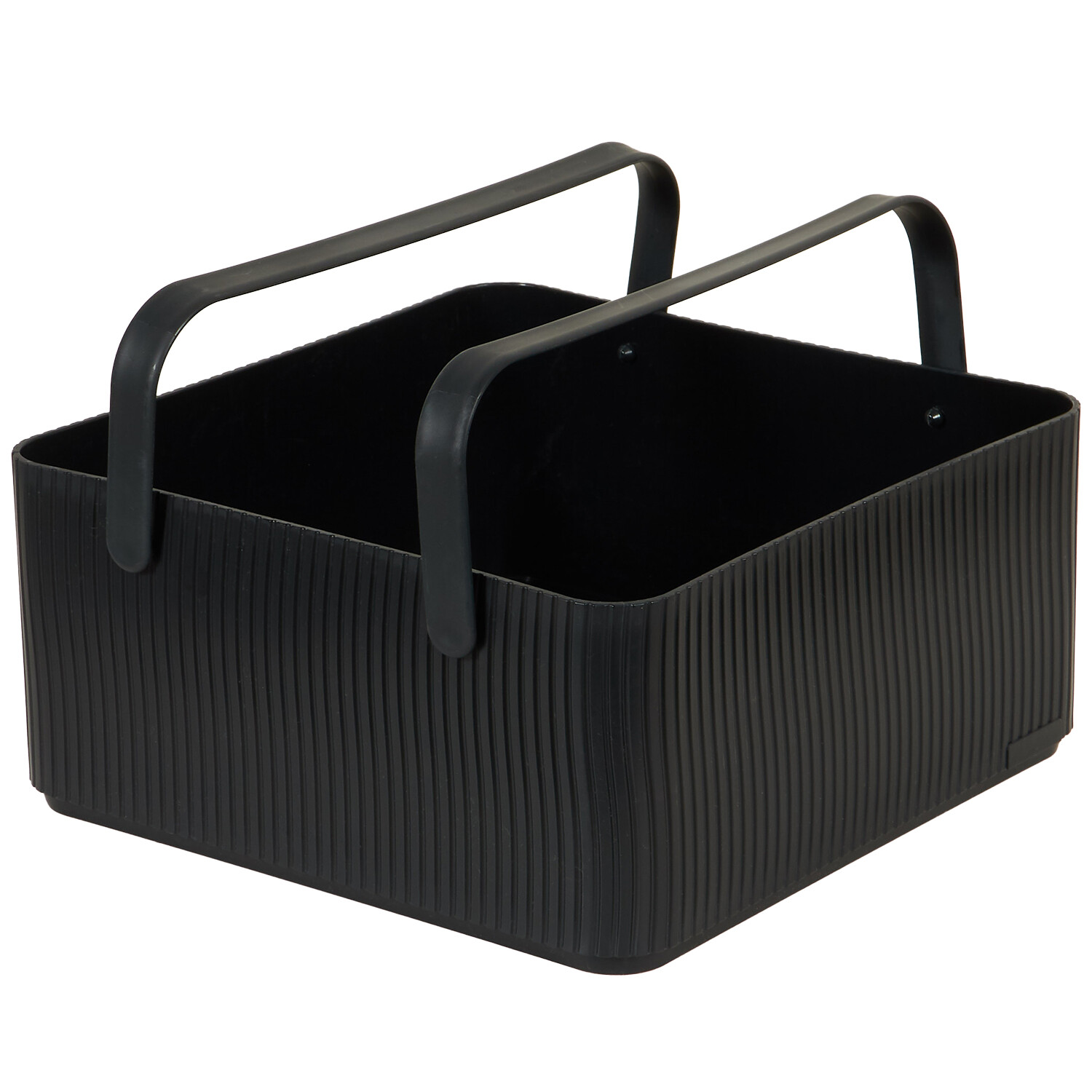 Malmo Stackable Storage Basket - Black / Large Image 3