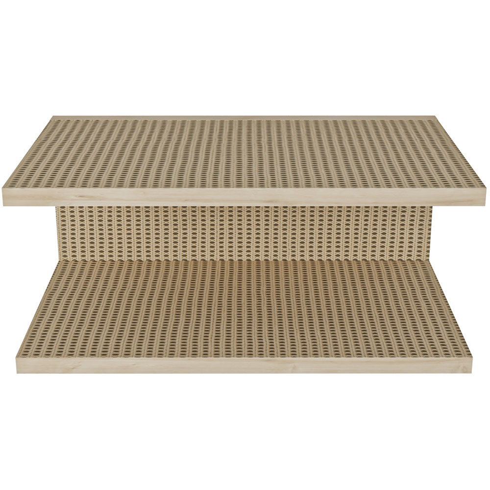 Decorotika Ramira 2 Shelf Hazeran Floating Bedside Table Image 2