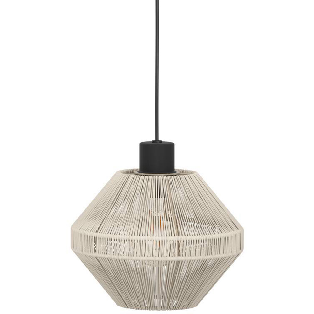 EGLO Midsumer Timeless Fabric 3 Light Pendant Image 3