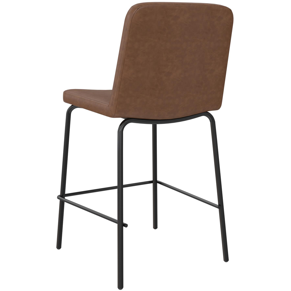 Dorel Corey Camel Faux Leather Counter Stool Image 6