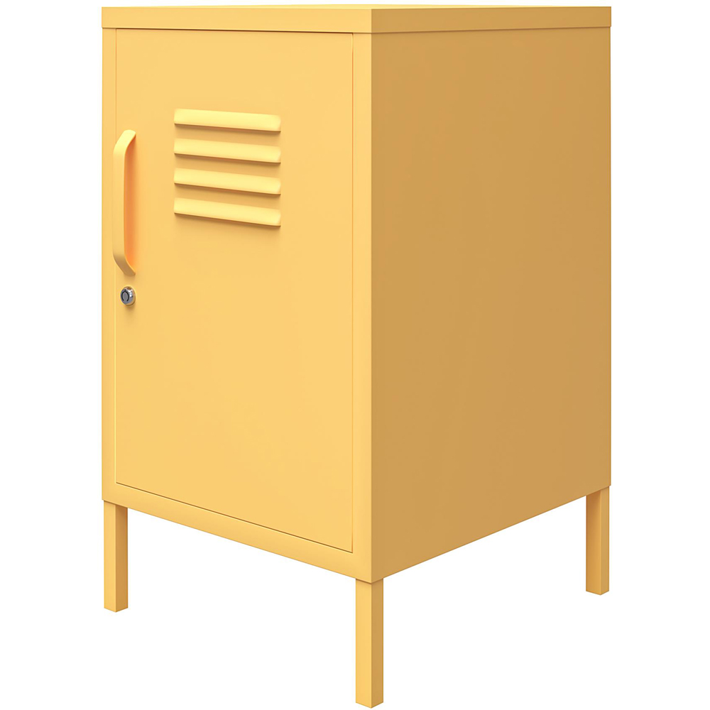 Novogratz Cache Yellow Metal Locker End Table Image 6