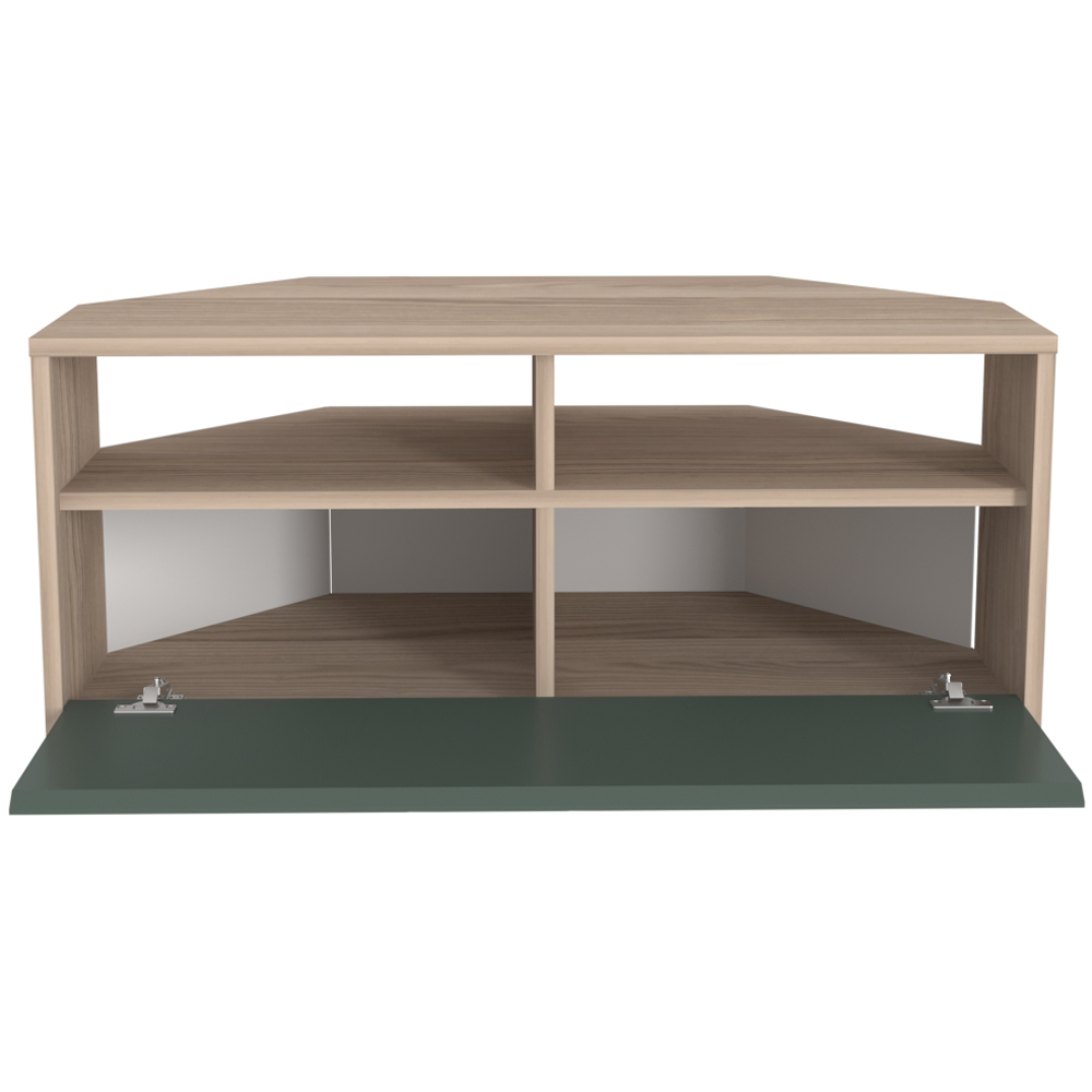 Decorotika Comero Single Door 2 Shelf Cordoba and Silva Corner TV Unit Image 5