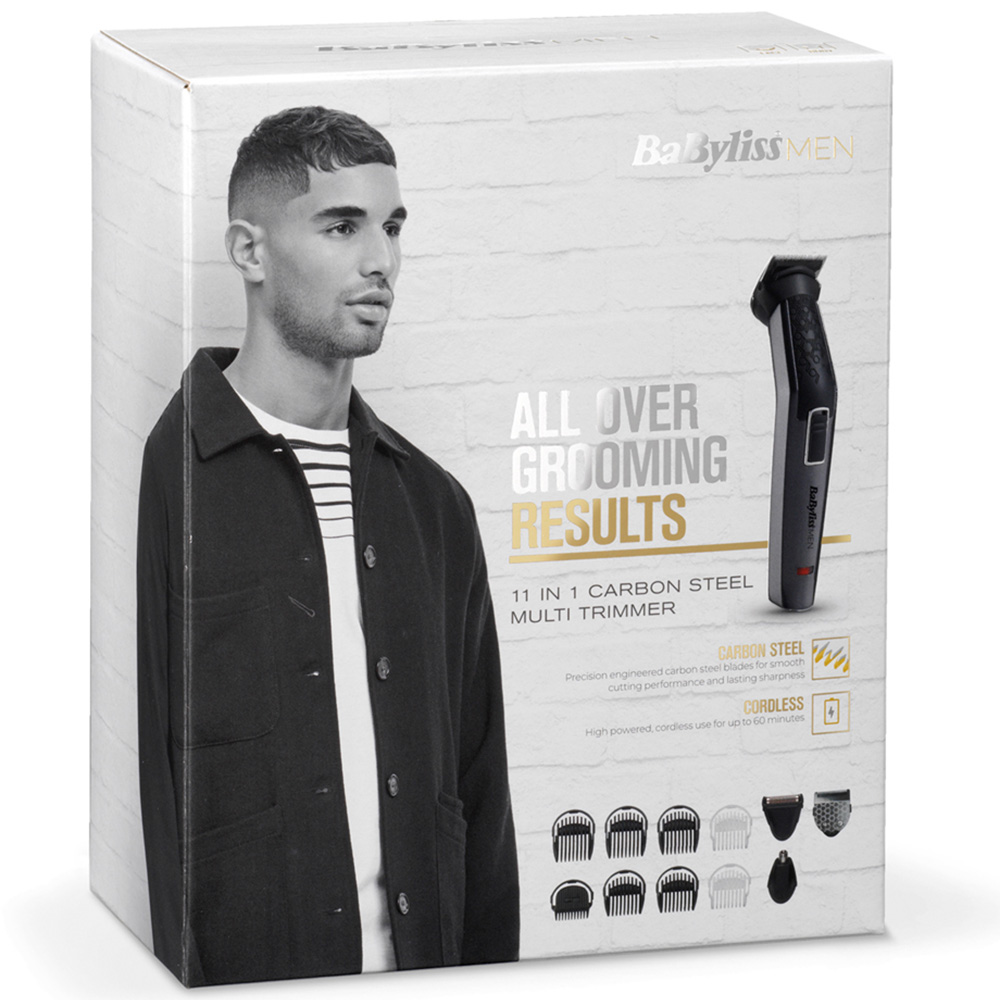 BaByliss 11-in-1 Carbon Titanium Face and Body Cordless Trimmer Image 3