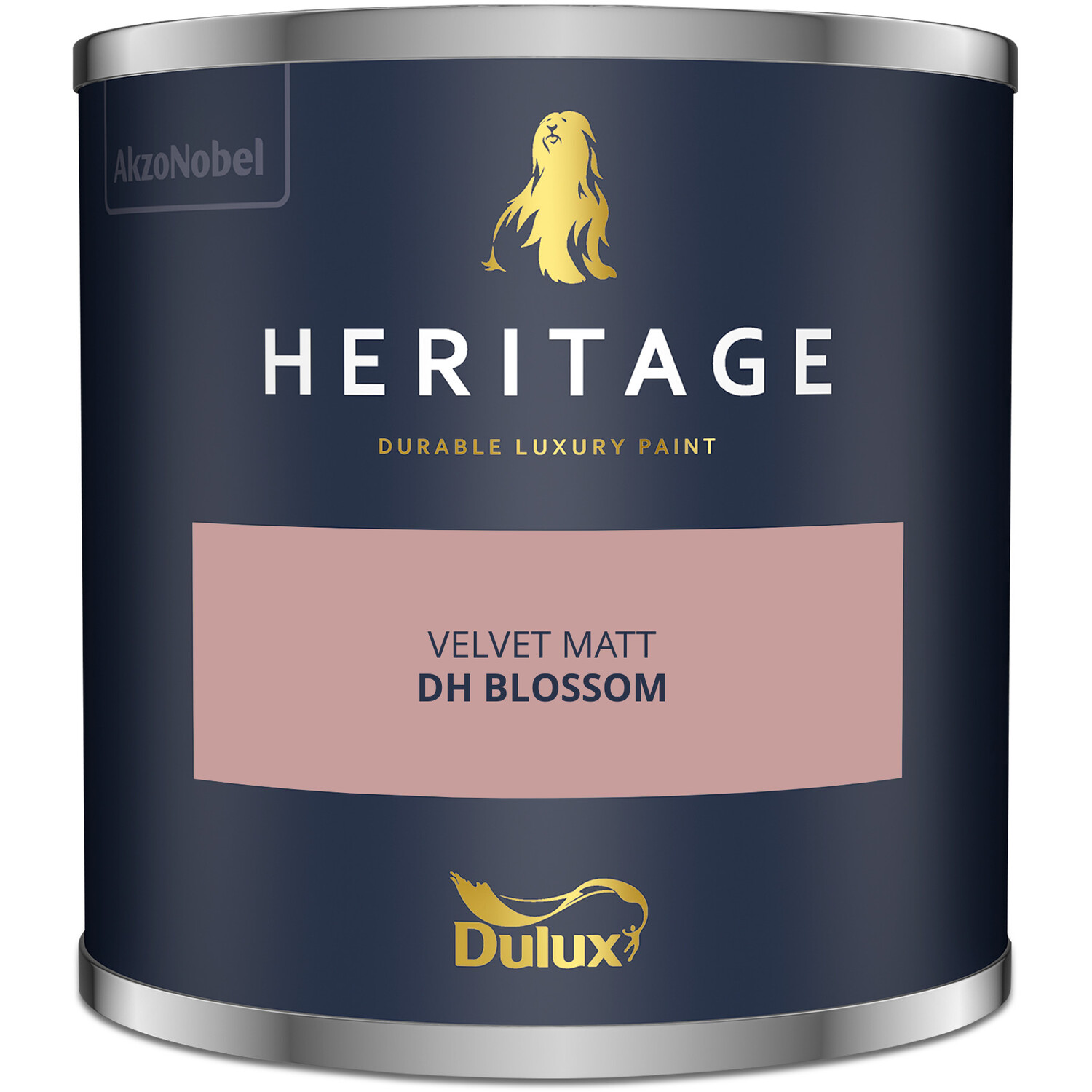 Dulux Heritage Walls and Ceilings DH Blossom Velvet Matt Emulsion Paint Tester Image 2