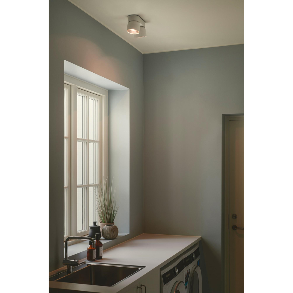 Nordlux Pitcher GU10 2-Spot White Spotlight Image 2
