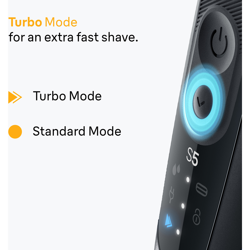 Braun Series 5 Black Waterproof Electric Shaver with Cleaning Brush and Charger Image 5