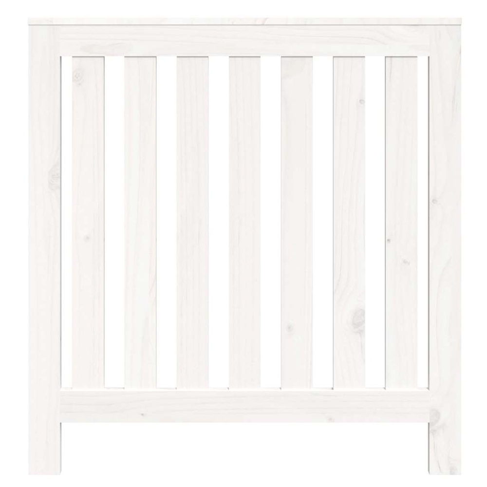 vidaXL White Pine Wood Radiator Cover 840 x 795mm Image 4