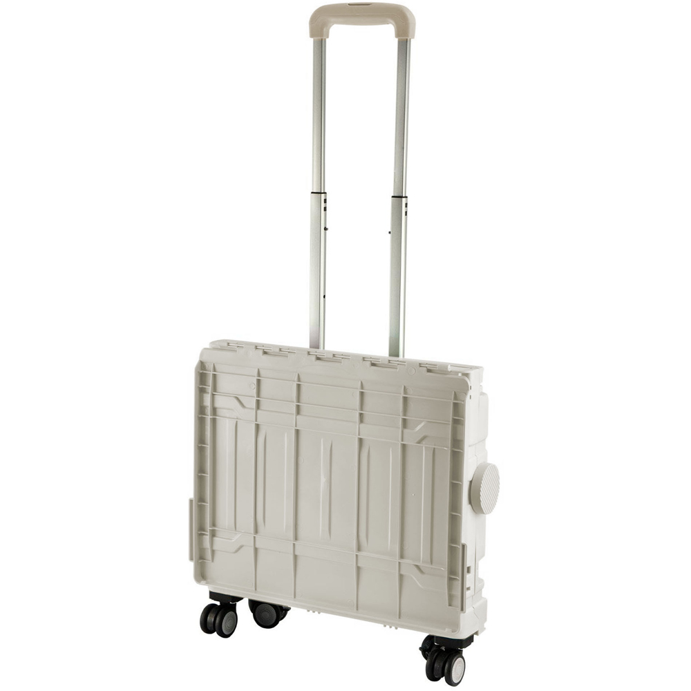 Sewing Online YN8806-GREY Grey Plastic Foldable Craft and Sewing Trolley 34 x 39 x 38cm Image 3