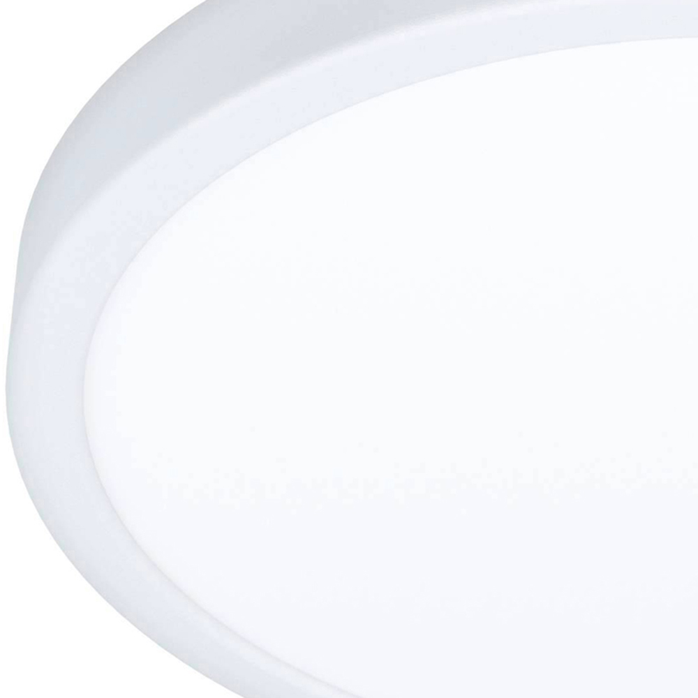 EGLO Fueva 5 White Round Integrated LED Flush Light 3000K Image 3