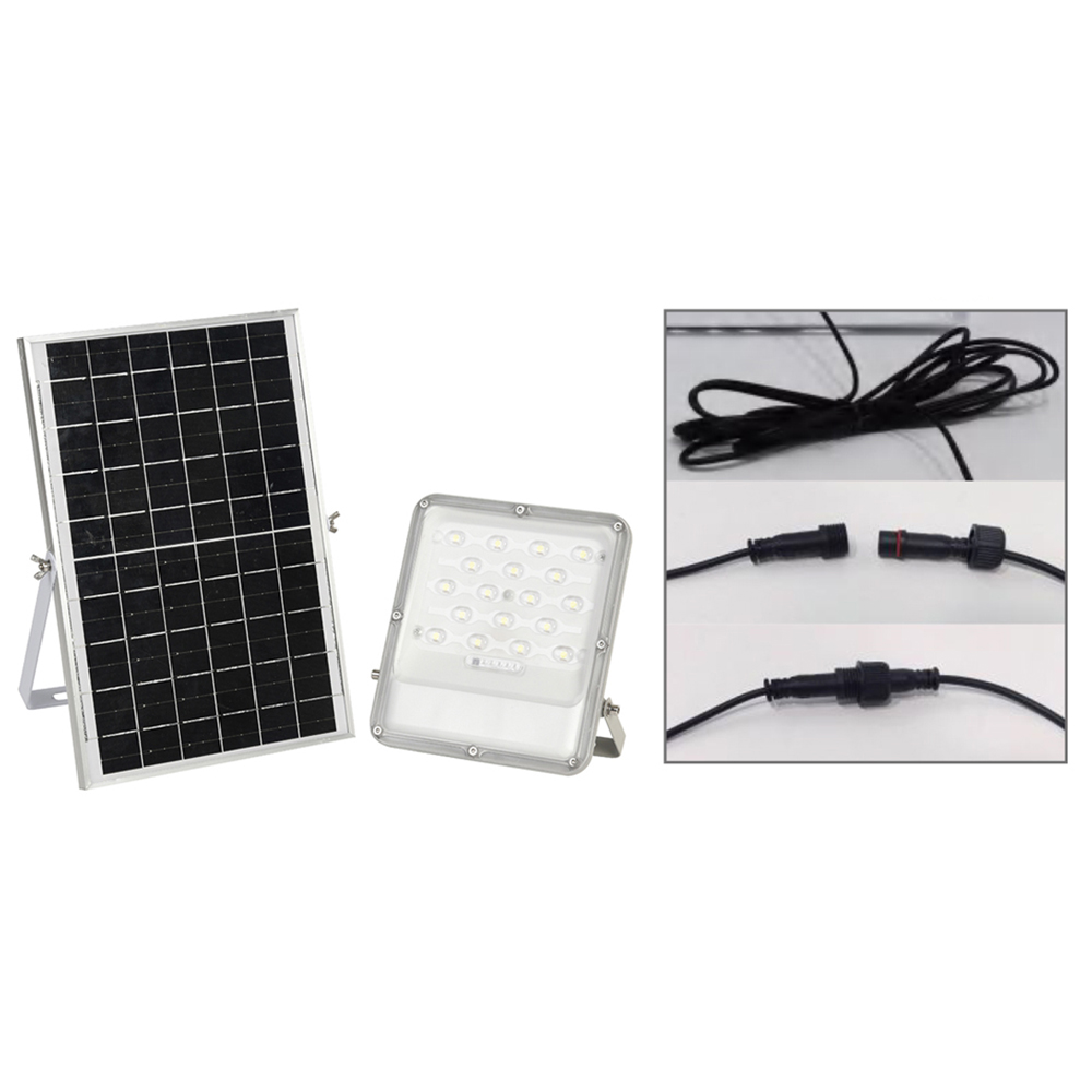 Ener-J 50W LED Floodlight with Solar Panel and Remote Image 4