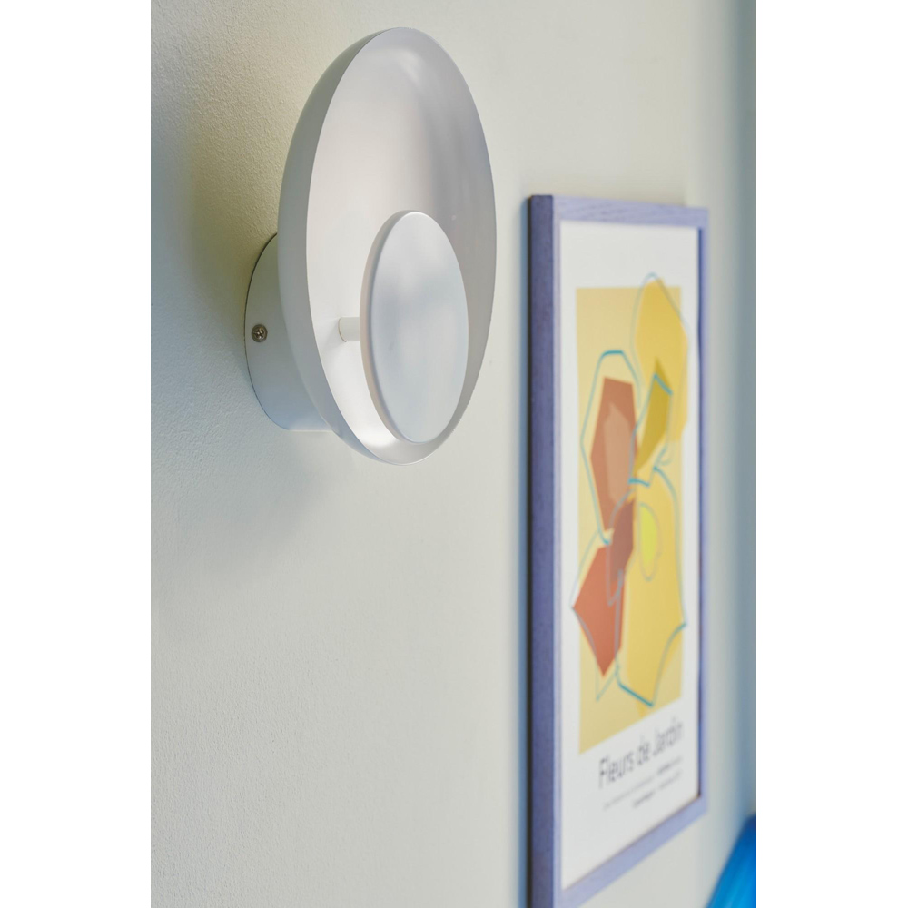 Nordlux Marsi 260 Lumens White LED Wall Light Image 2