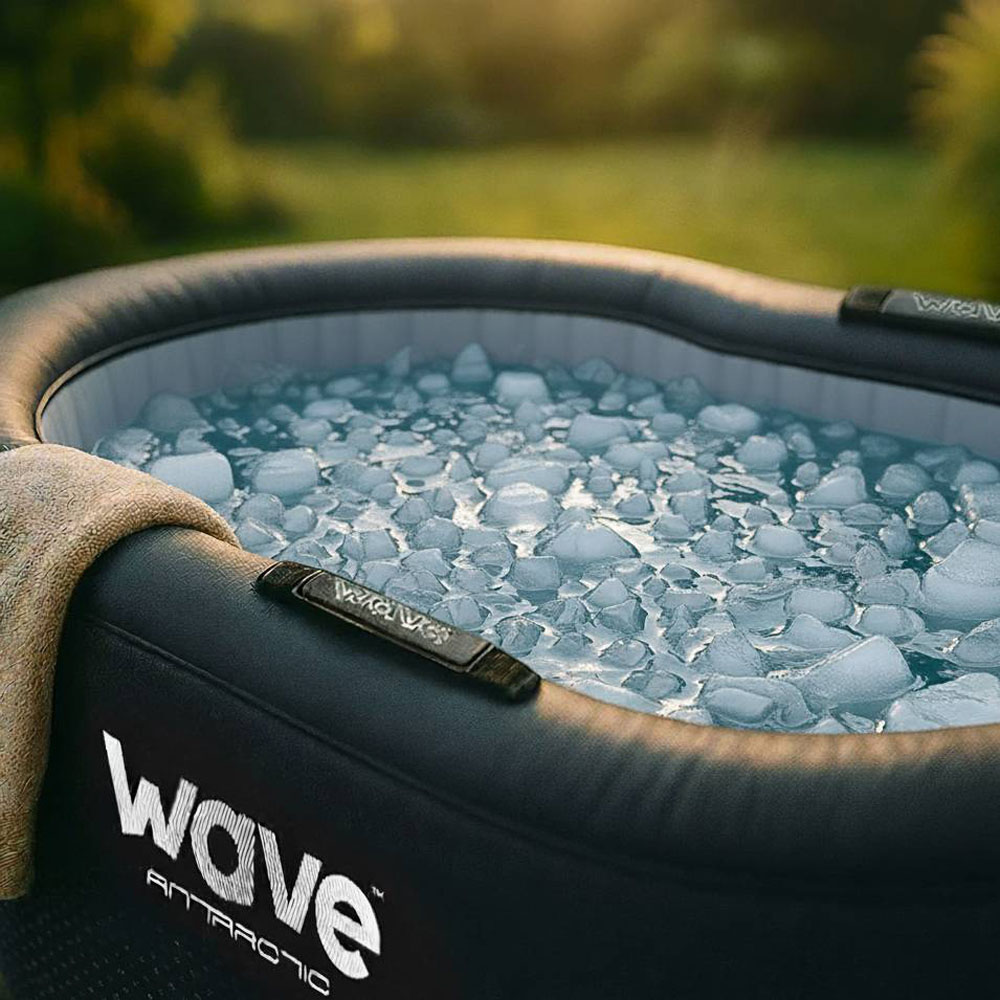 Wave Antarctic Black Drop Stitch Ice Bath Image 4
