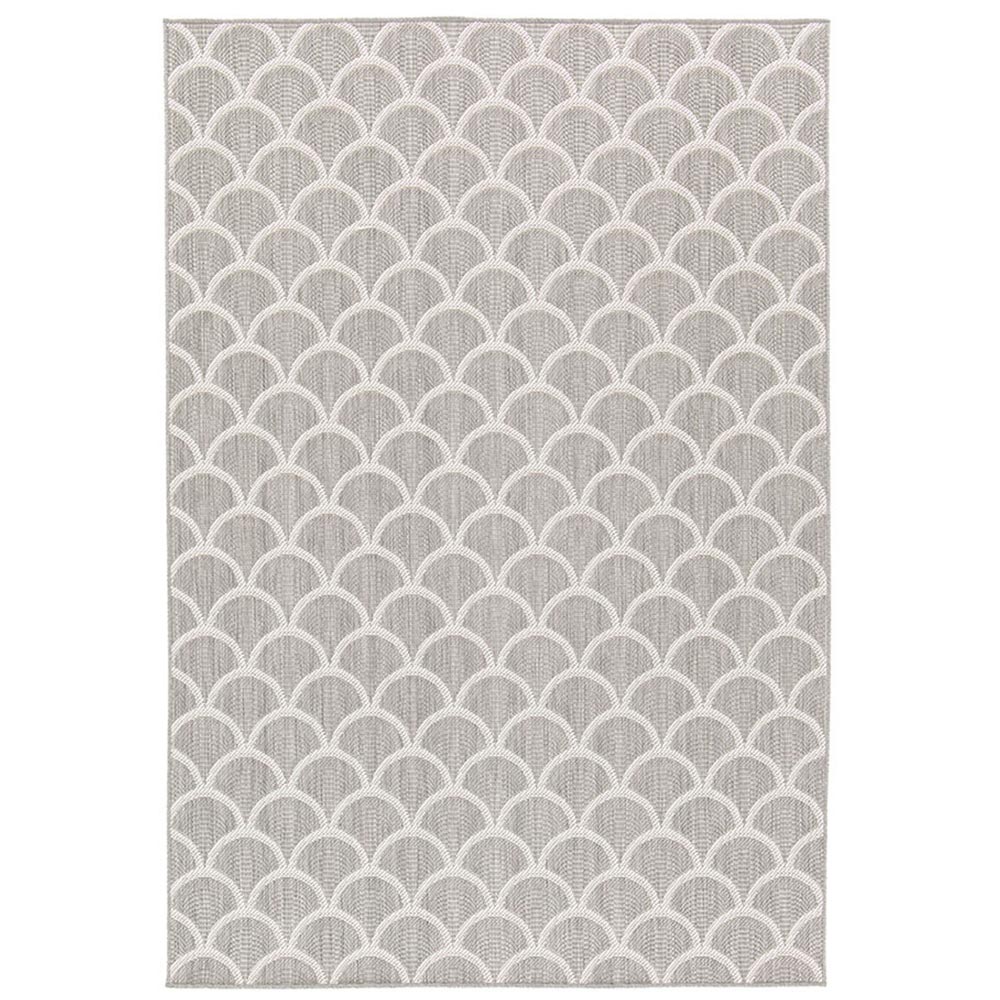 Homemaker Grey Fan Rug 200 x 290cm Image 1