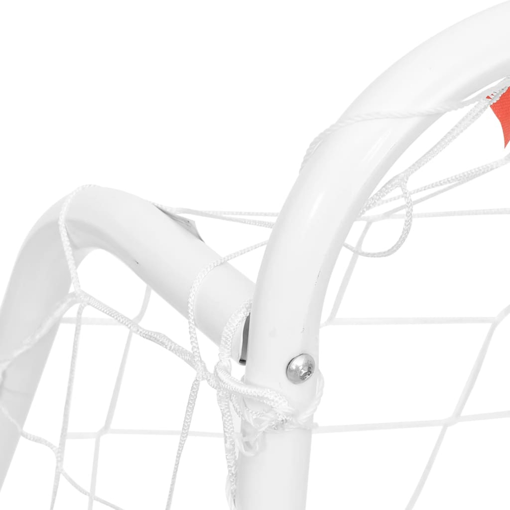 vidaXL White Football Goal Net 5 x 7ft Image 4