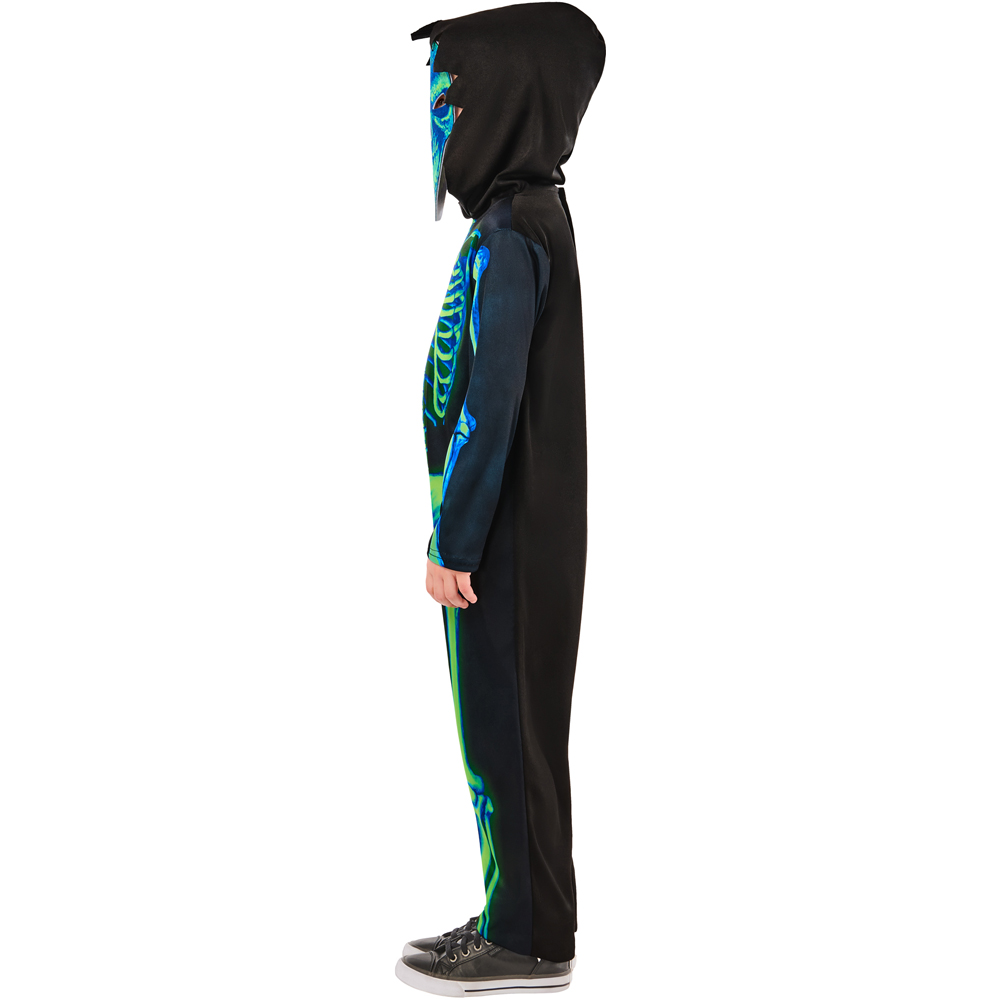 Rubies Masquerade Neon Kids Green Skeleton Costume XXS Image 7