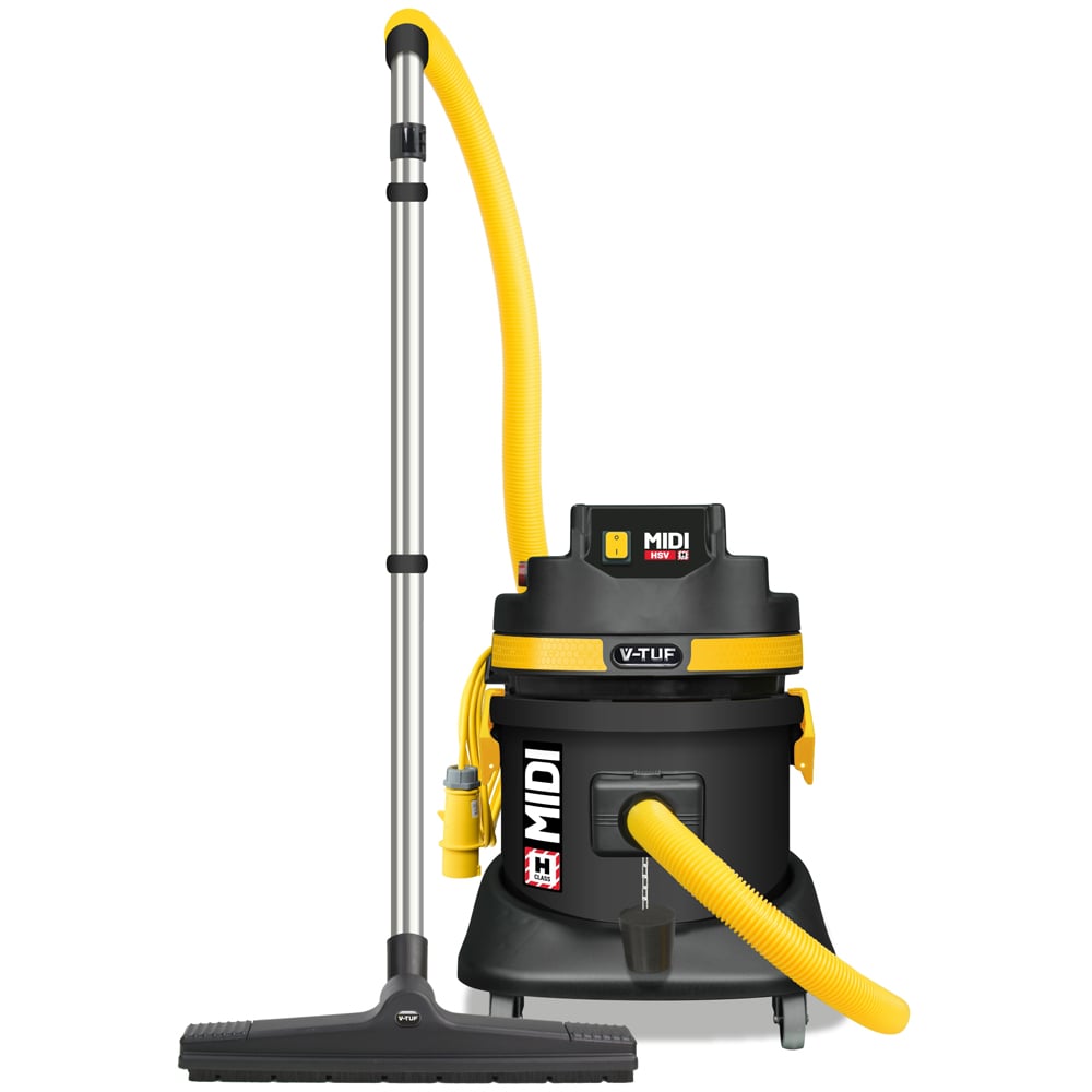 V-TUF MIDI H Class Industrial Dust Extractor Vacuum Cleaner 21L 110V 1400W Image 2