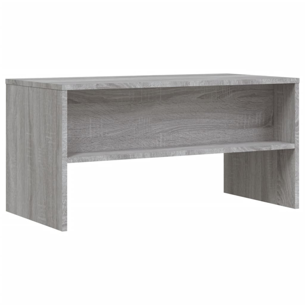 vidaXL Single Shelf Grey Sonoma TV Cabinet Image 6