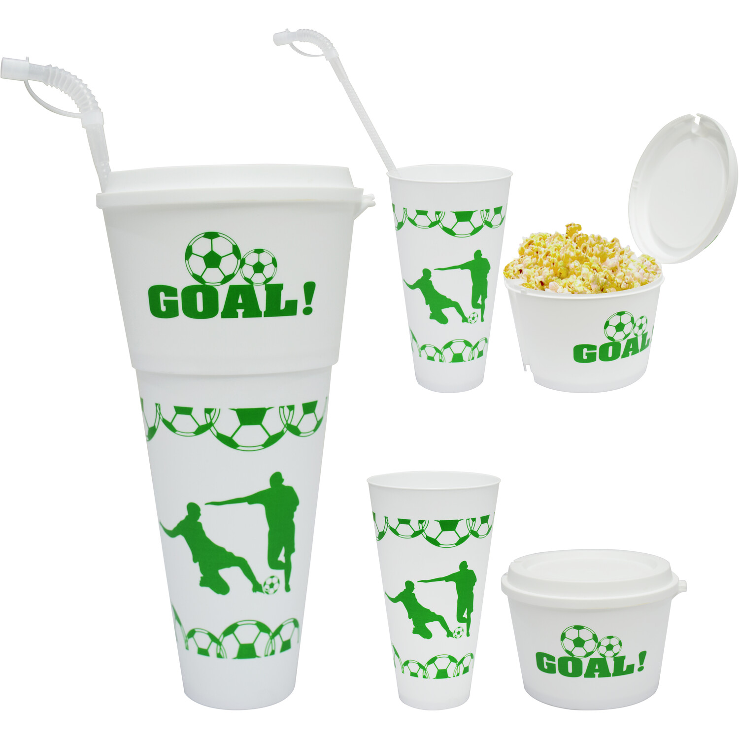 Football Cup and Bowl - White Image 2