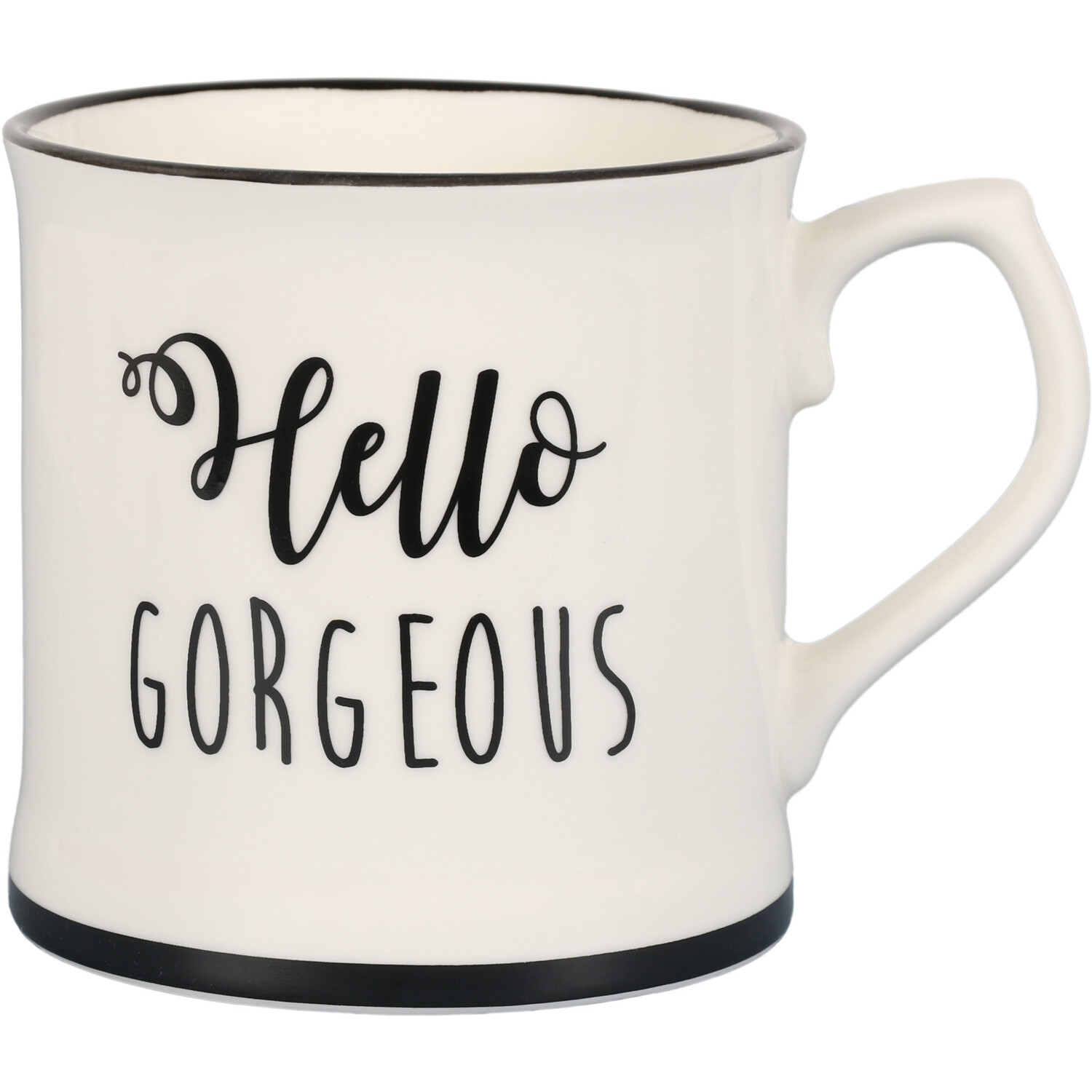 Hello Gorgeous Tankard Mug - White Image 1