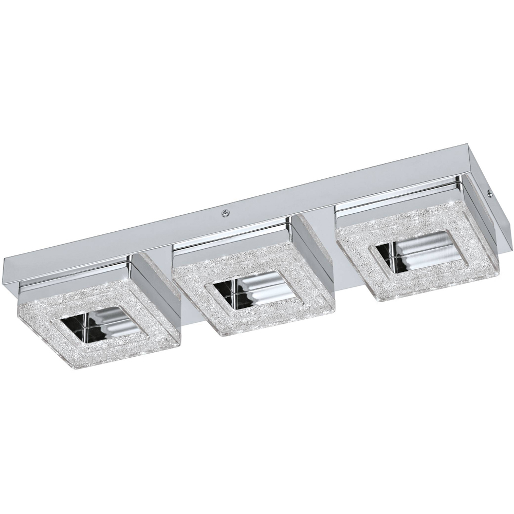 EGLO Fradelo 3 Light LED Square Ceiling Light Image 3