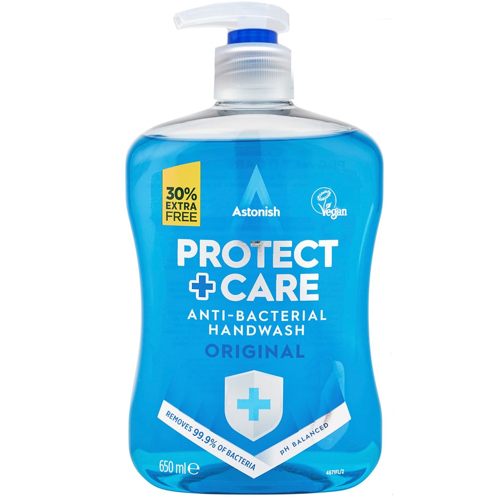 Astonish Protect and Care Antibacterial Original Moisturising Handwash 650ml Image
