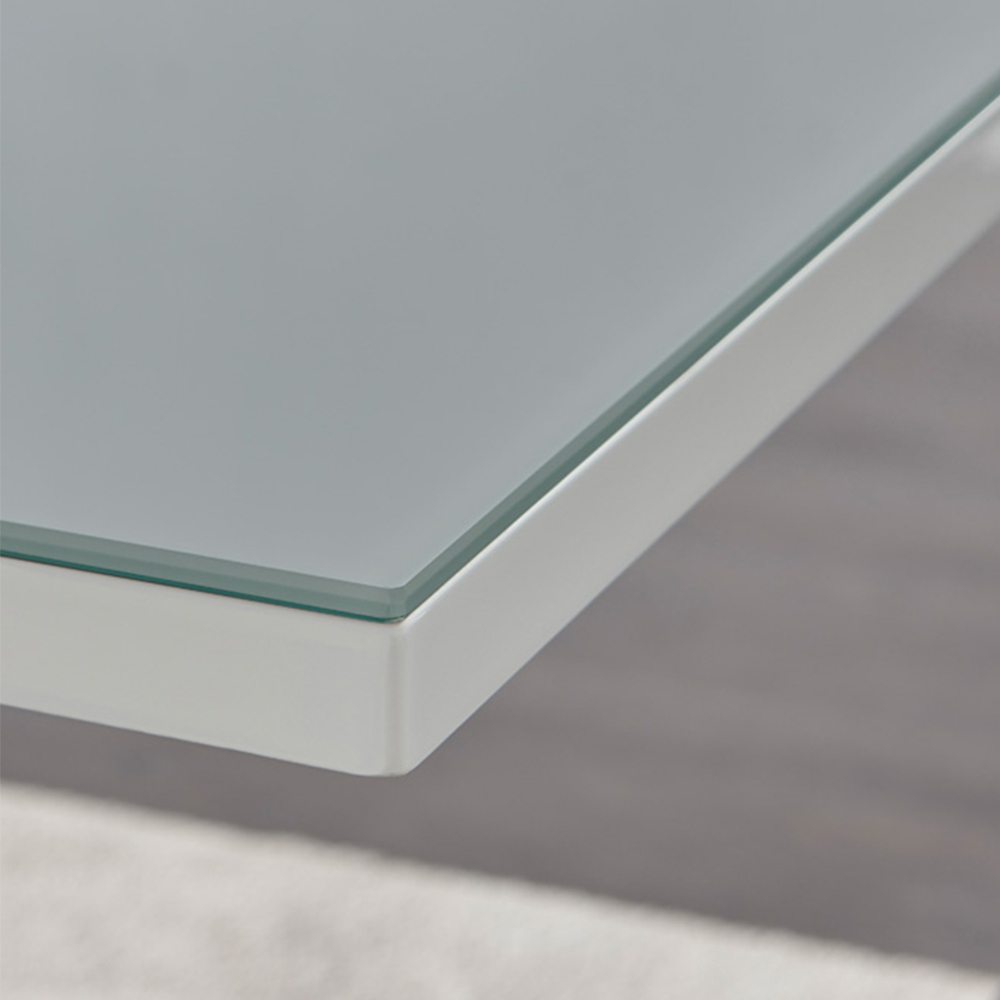 Furniturebox Lucia Valera 6 Seater Dining Set Grey Gloss Black and Gold Image 4