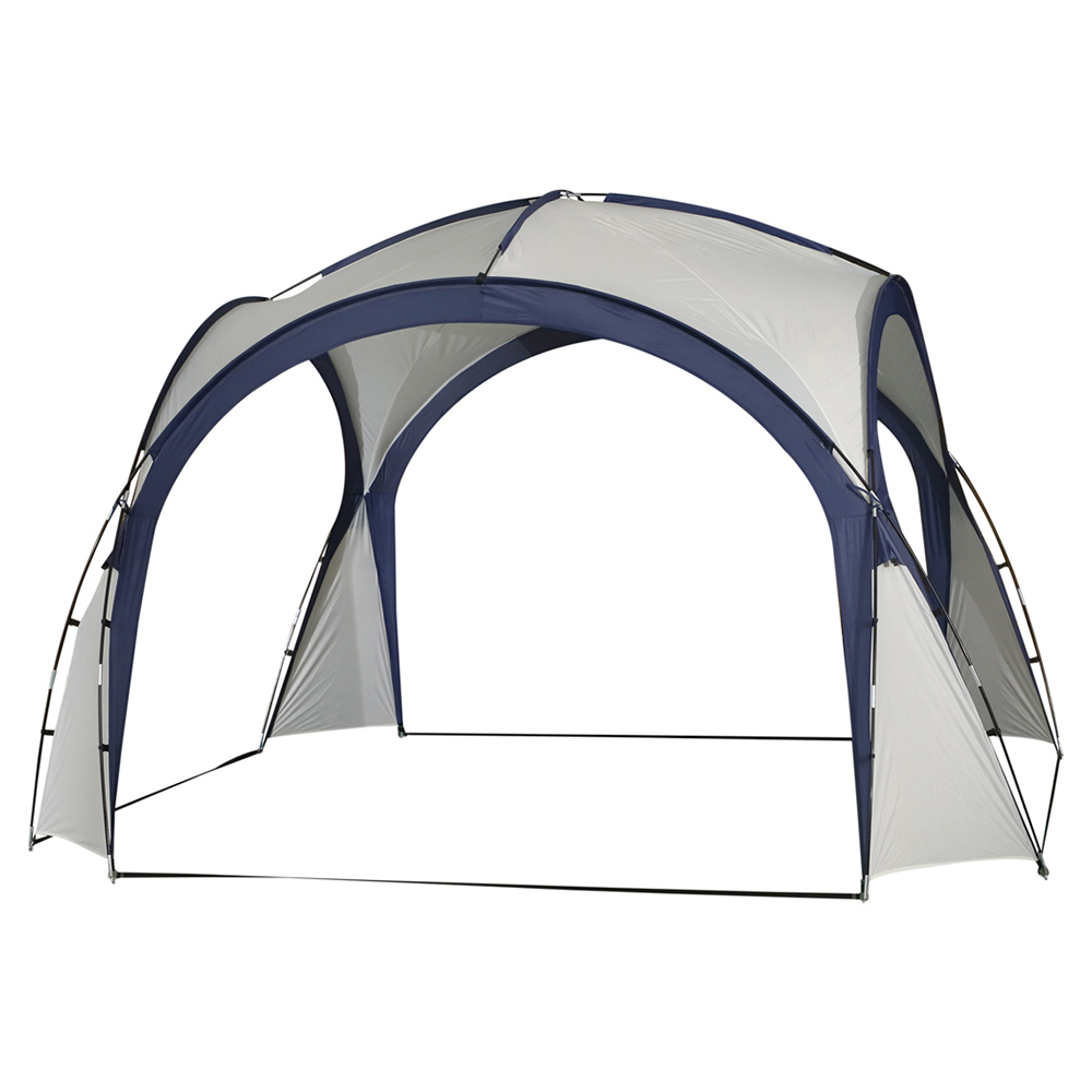 Outsunny Blue Dome Gazebo Camping Tent 3.5 x 3.5m Image 1