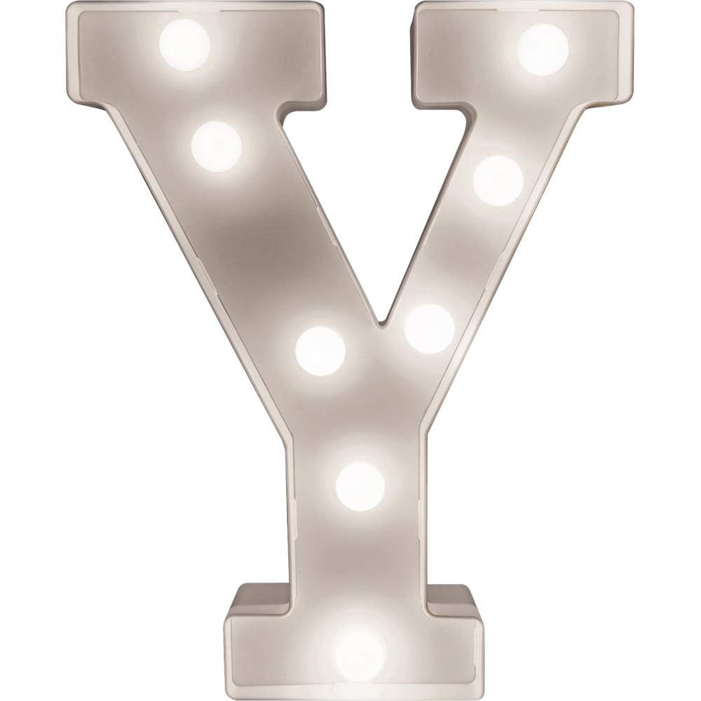 St Helens Battery Operated 3D LED Letter Y Light Image 1