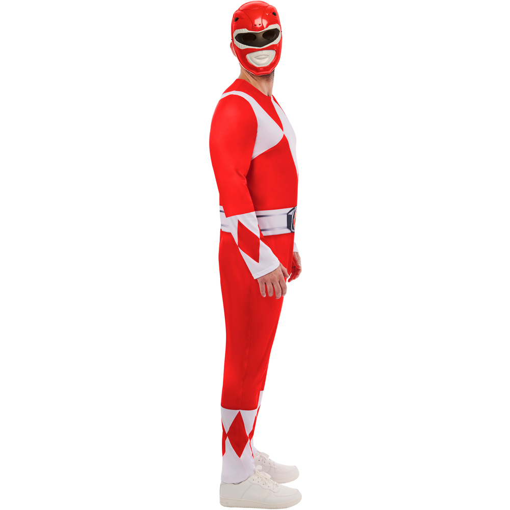 Power Rangers Mighty Morphin Red Ranger Adult Costume Small Image 3