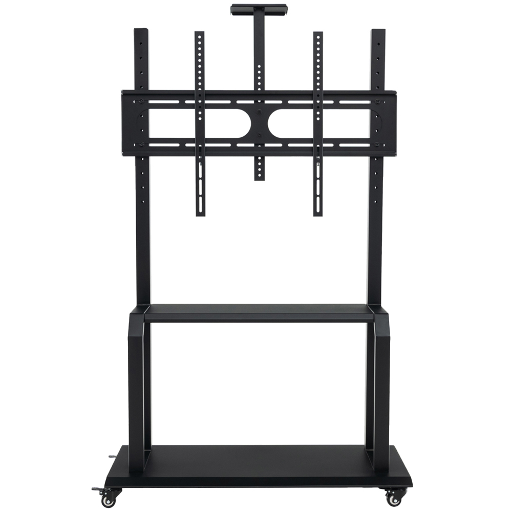 Costway Mobile TV Stand Rolling Cart with Camera and AV Shelf Image 1