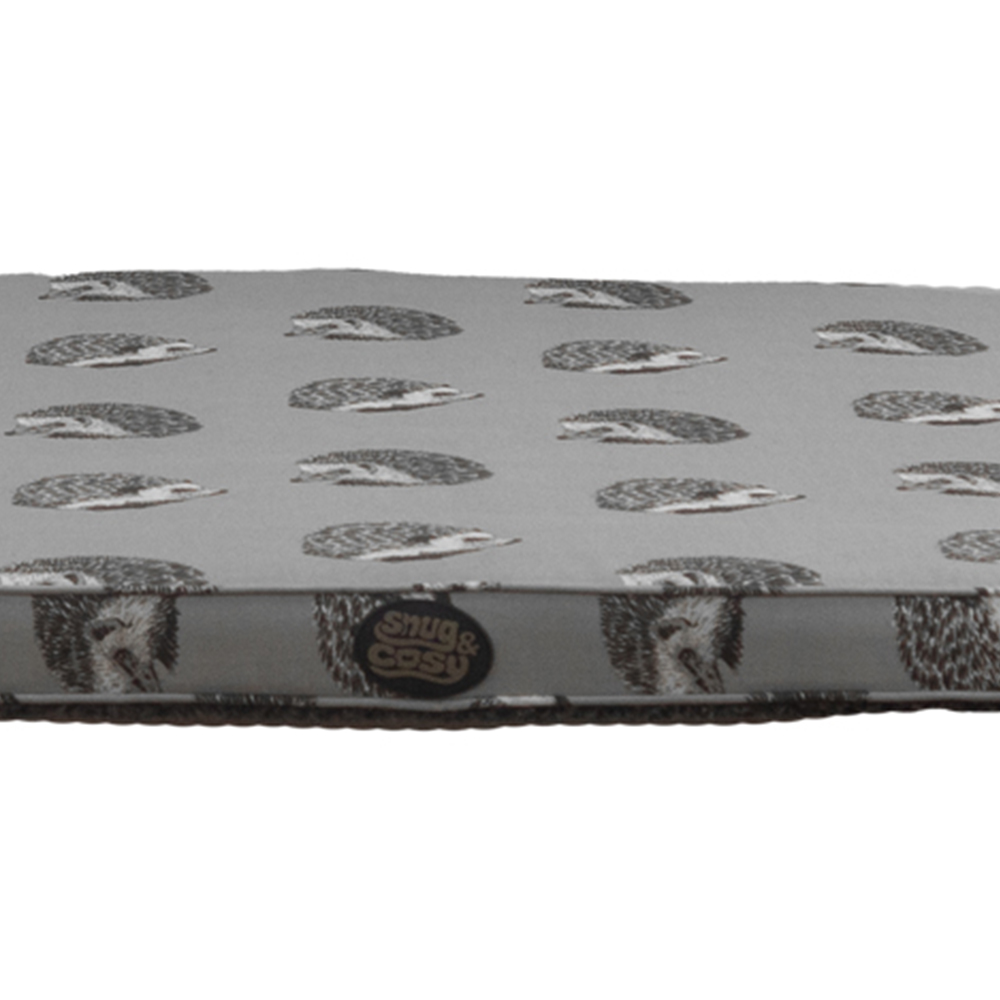Snug & Cosy Large Hedgehog Print Memory Foam Dog Lounger Bed Image 3