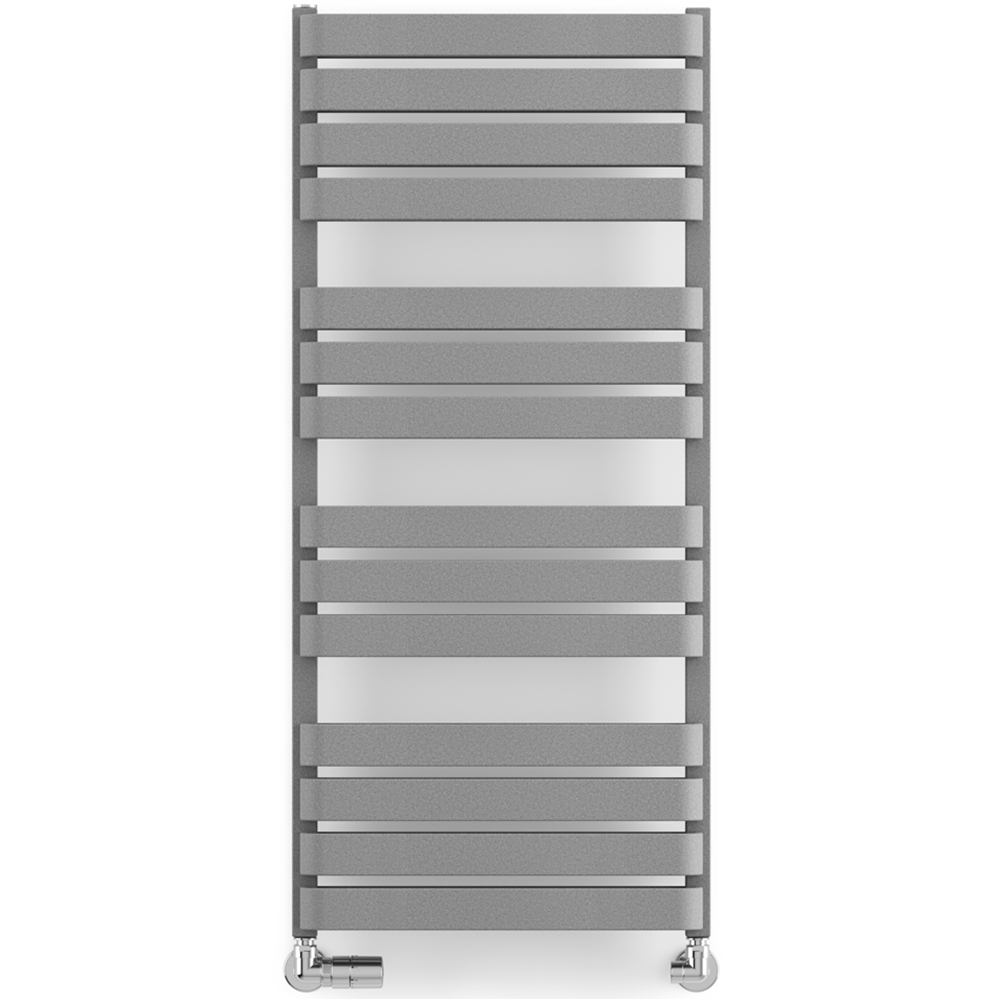 Terma Warp T Bold Salt n Pepper Heated Towel Rail 2660 BTU 1110 x 500mm Image 3