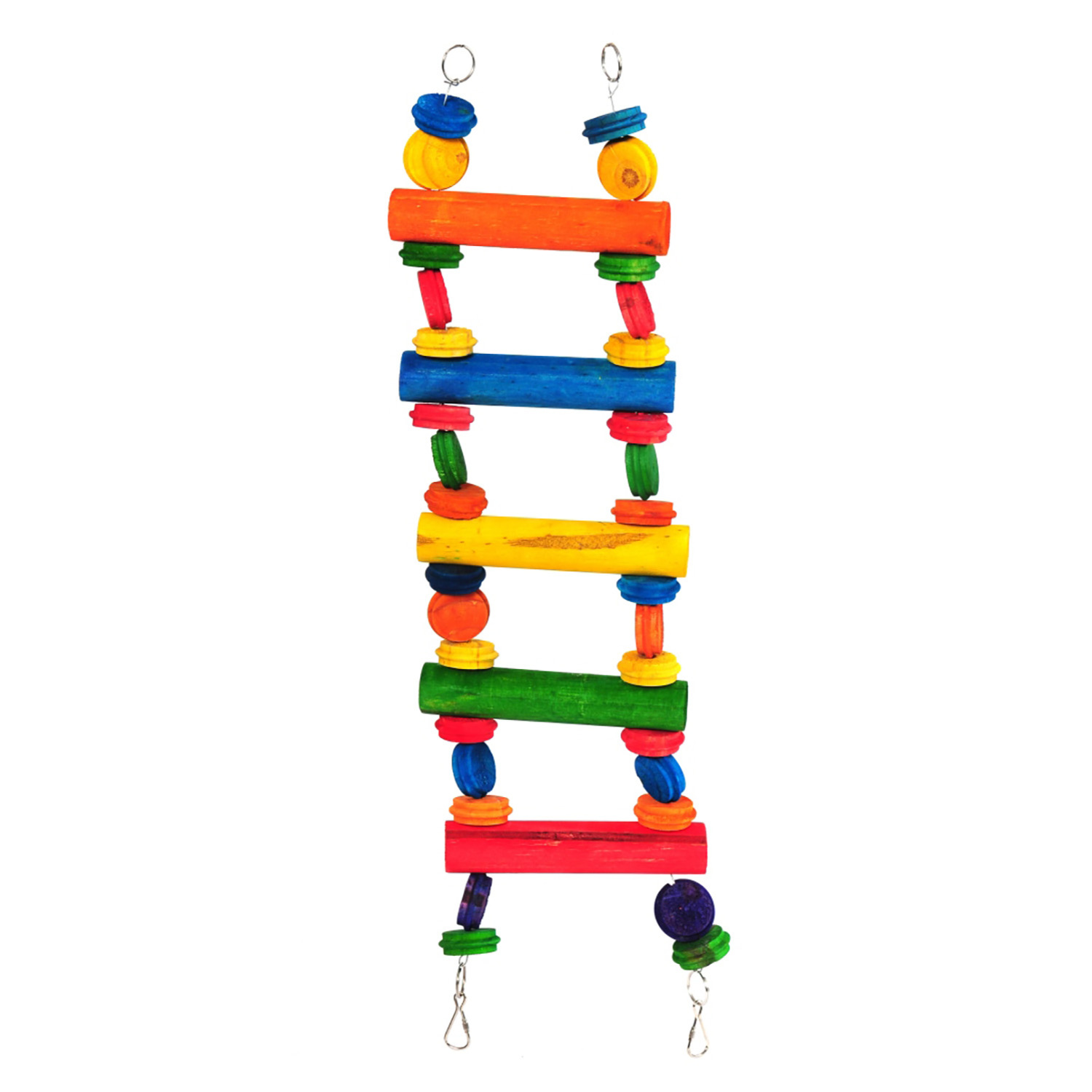 Happy Pet Playtime Multiwood Ladder Bird Toy Image