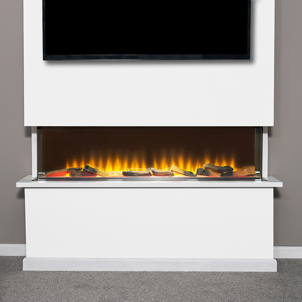 Adam Sahara Panoramic Media Wall Electric Fireplace 51 inch Image 2