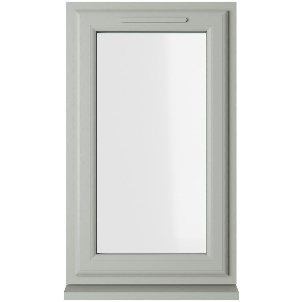 Crystal Agate and White Top Hung Opener Clear Double Glazed Window 610 x 1040mm Image 1