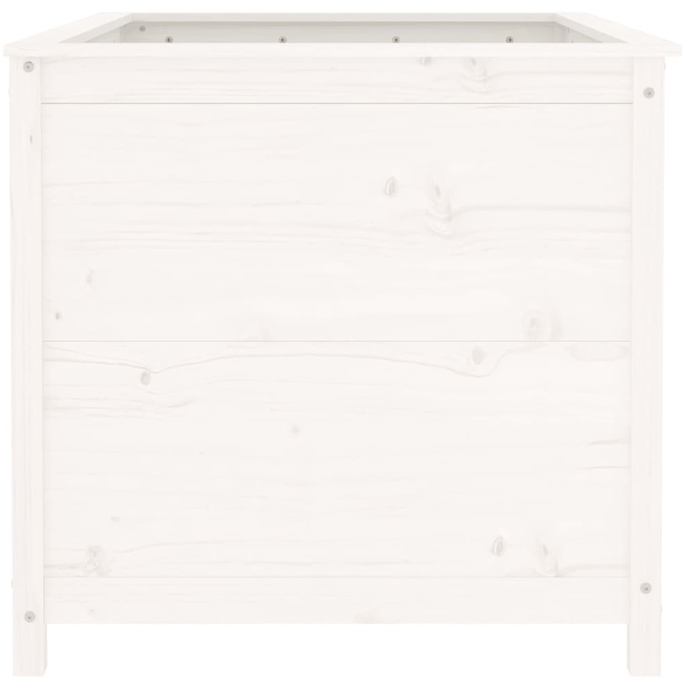 vidaXL Brown Solid Pine Wood Raised Garden Bed 78 x 119.5 x 82.5cm Image 4