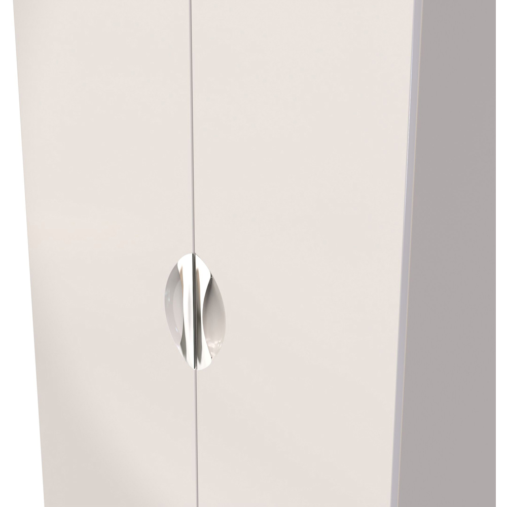 Crowndale Camden 2 Door 2 Drawer Kashmir Gloss Wardrobe Ready Assembled Image 6