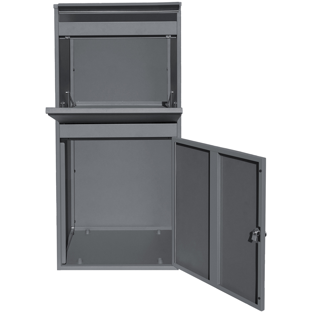 Monster Shop Grey Anti Theft Parcel Post Box XL Image 3