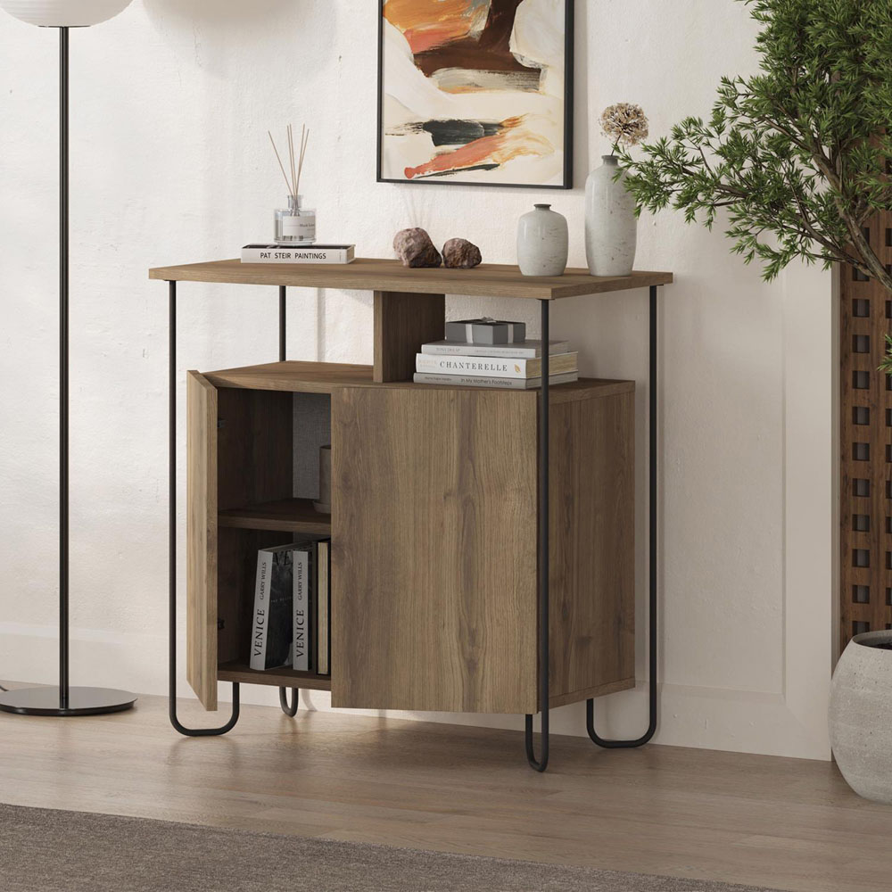 FWStyle Cornea 2 Door Dark Oak Sideboard Image 5