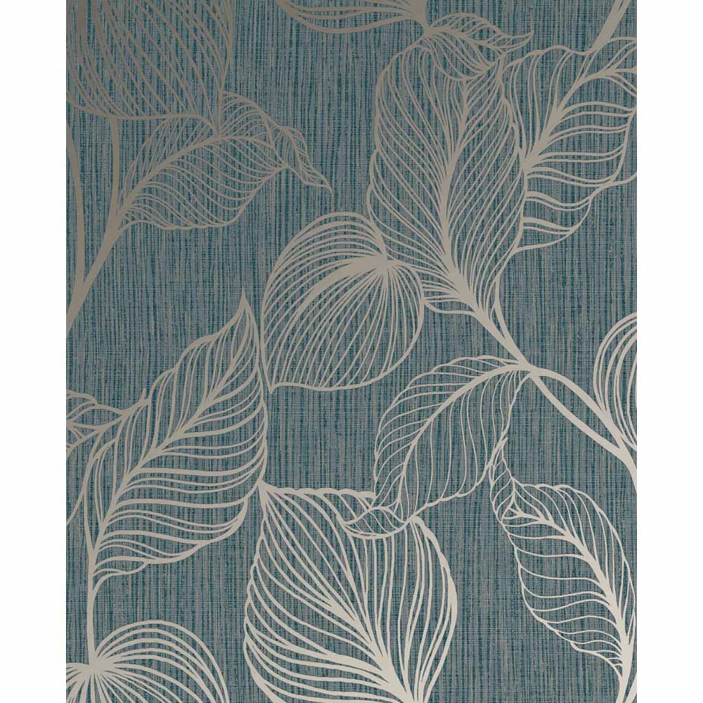 Boutique Royal Palm Wallpaper Emerald Paper  - wilko